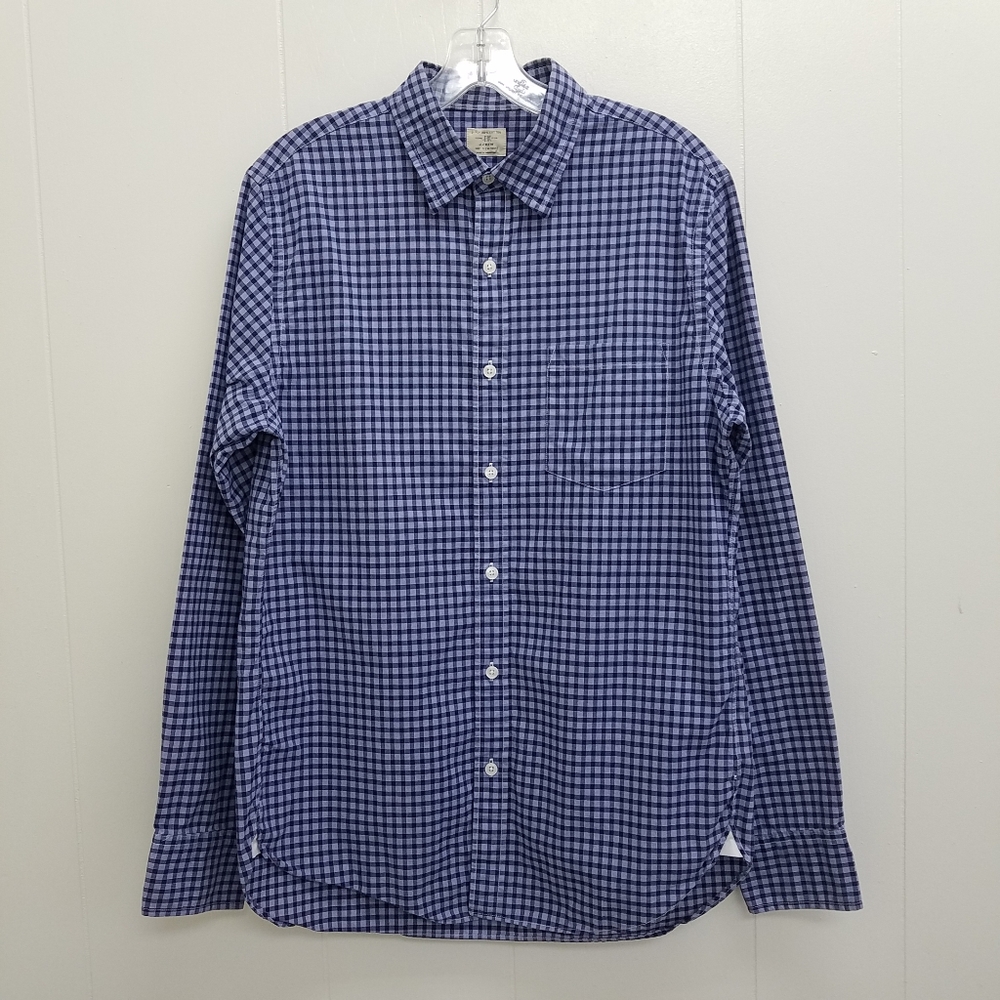 J. Crew Plaid Button Up Long Sleeve Shirt Style 28155